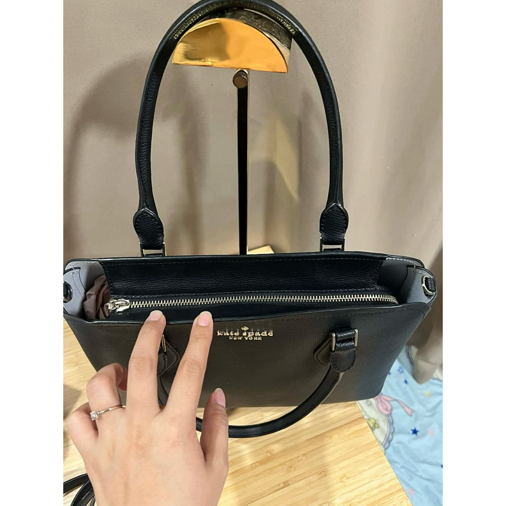 ORIG Preloved KS Darcy Large Satchel Black Bag