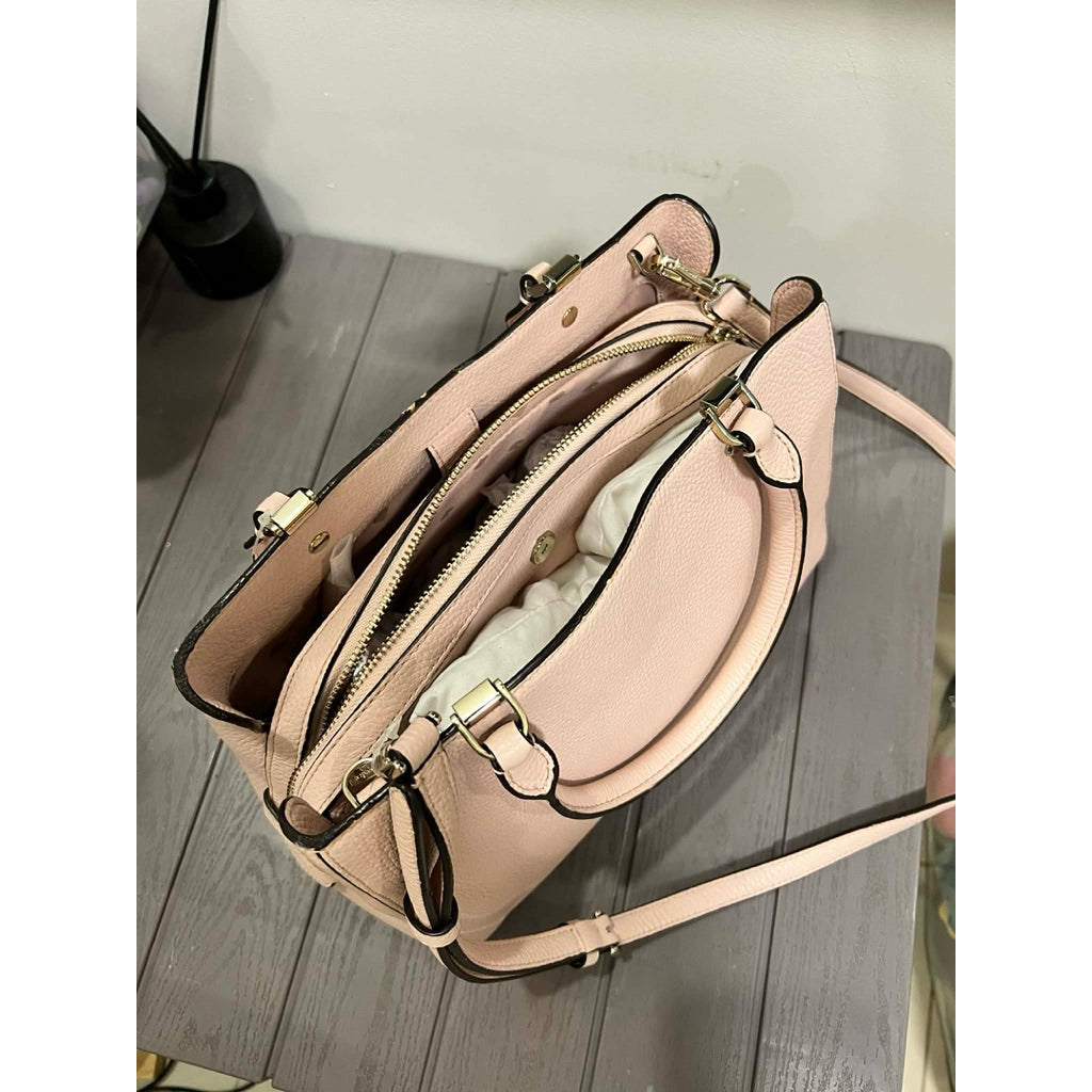 ORIG Preloved KS Leila Medium Triple Compartment Satchel Pink Bag