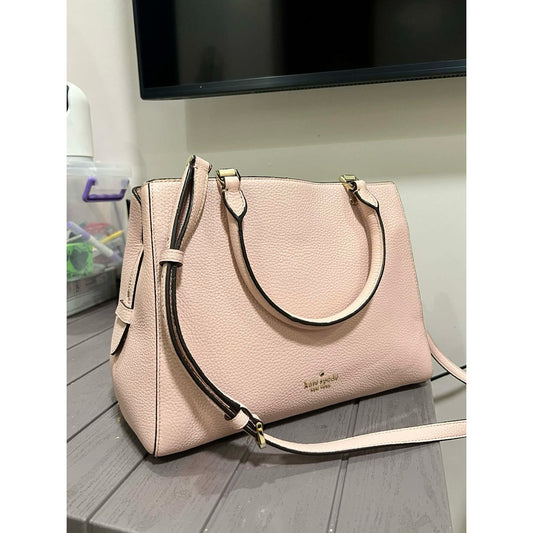 ORIG Preloved KS Leila Medium Triple Compartment Satchel Pink Bag