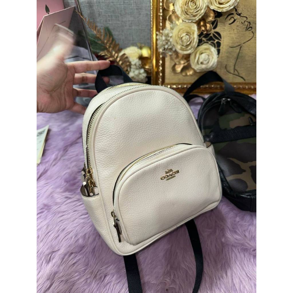 ORIG Preloved CCH Mini Court Backpack White Bag
