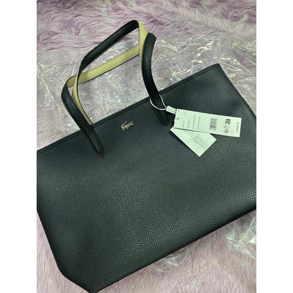 ORIG & IMPORTED LCT Anna Zipped Tote Black Large Bag