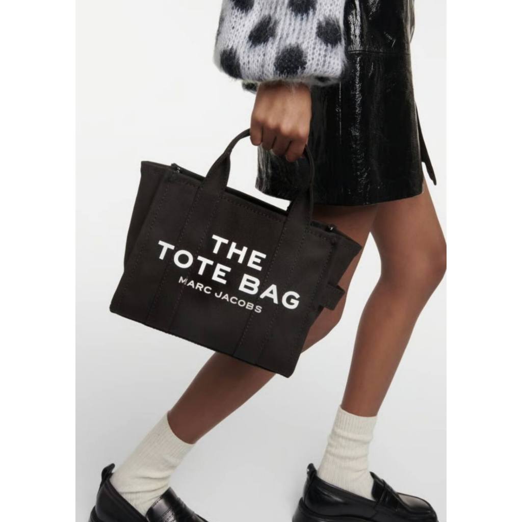 ORIG & IMPORTED MJ The Canvas Medium Tote Black Bag