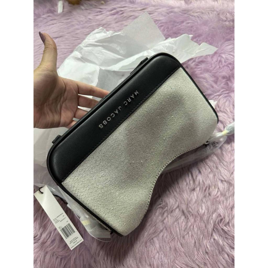 ORIG & IMPORTED MJ Drifter Small Hobo Bag Black/White
