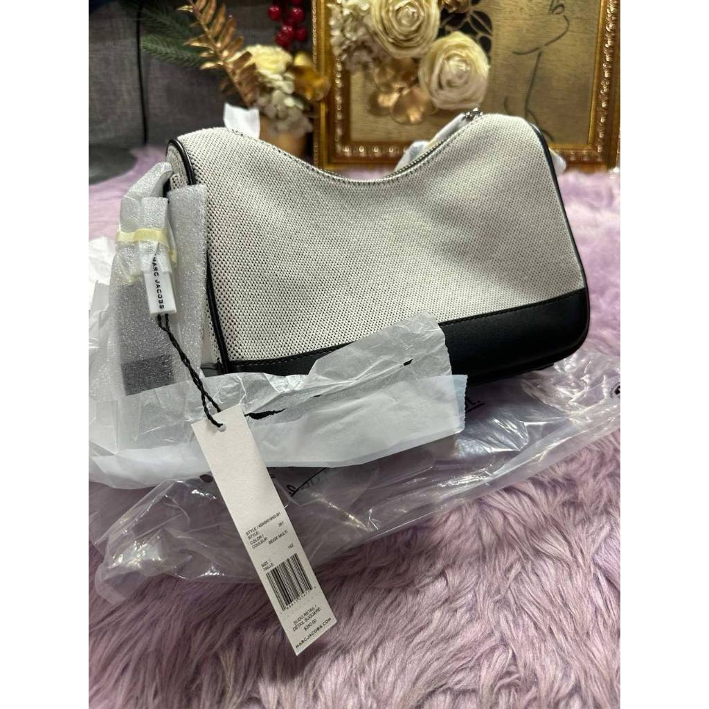 ORIG & IMPORTED MJ Drifter Small Hobo Bag Black/White