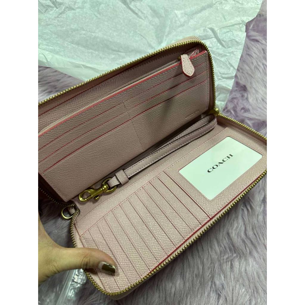 ORIG & IMPORTED CCH Continental Long Pink Wallet Wristlet