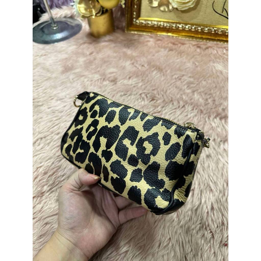 ORIG & IMPORTED CCH Nolita 19 With Leopard Print Small Bag Chain Strap