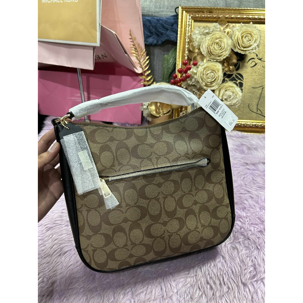 ORIG & IMPORTED CCH Ellie File Bag In Signature Canvas Khaki / Brown