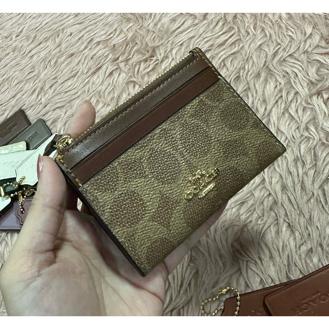 ORIG & IMPORTED Co@ch MINI SKINNY ID CASE CARD HOLDER SMALL WALLET - ORIG, US IMPORTED