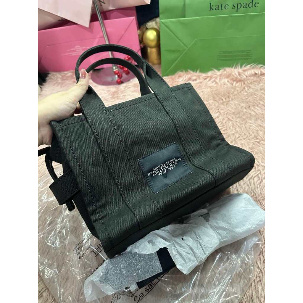 ORIG & IMPORTED MJ The Small Tote Black Bag canvas