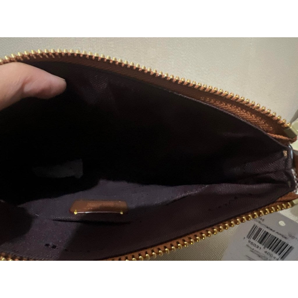 ORIG & IMPORTED CCH Kitt Denim Jacquard Crossbody Beige Brown Bag