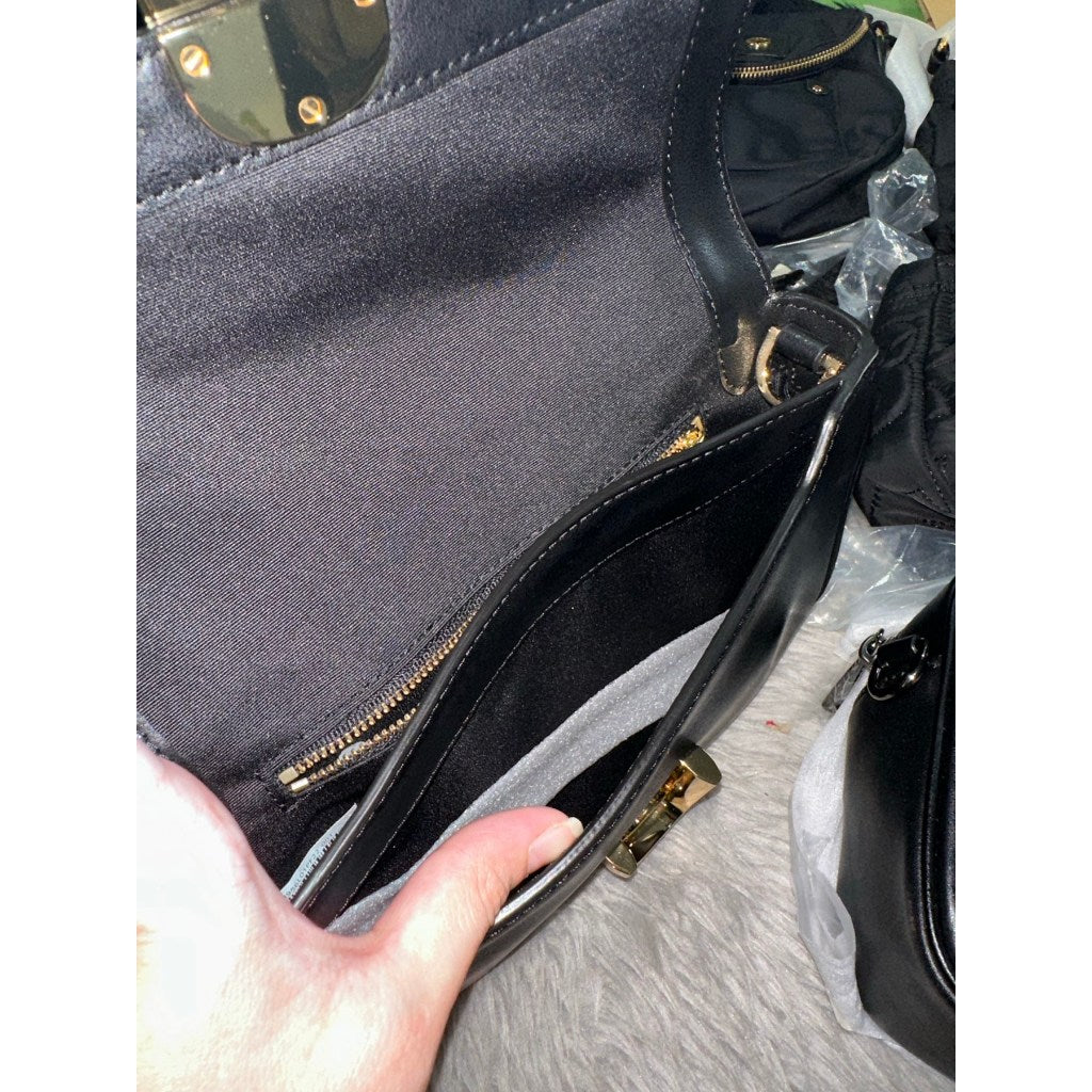 AUTHENTIC/ORIGINAL MJ The J Marc Shoulder Bag Black