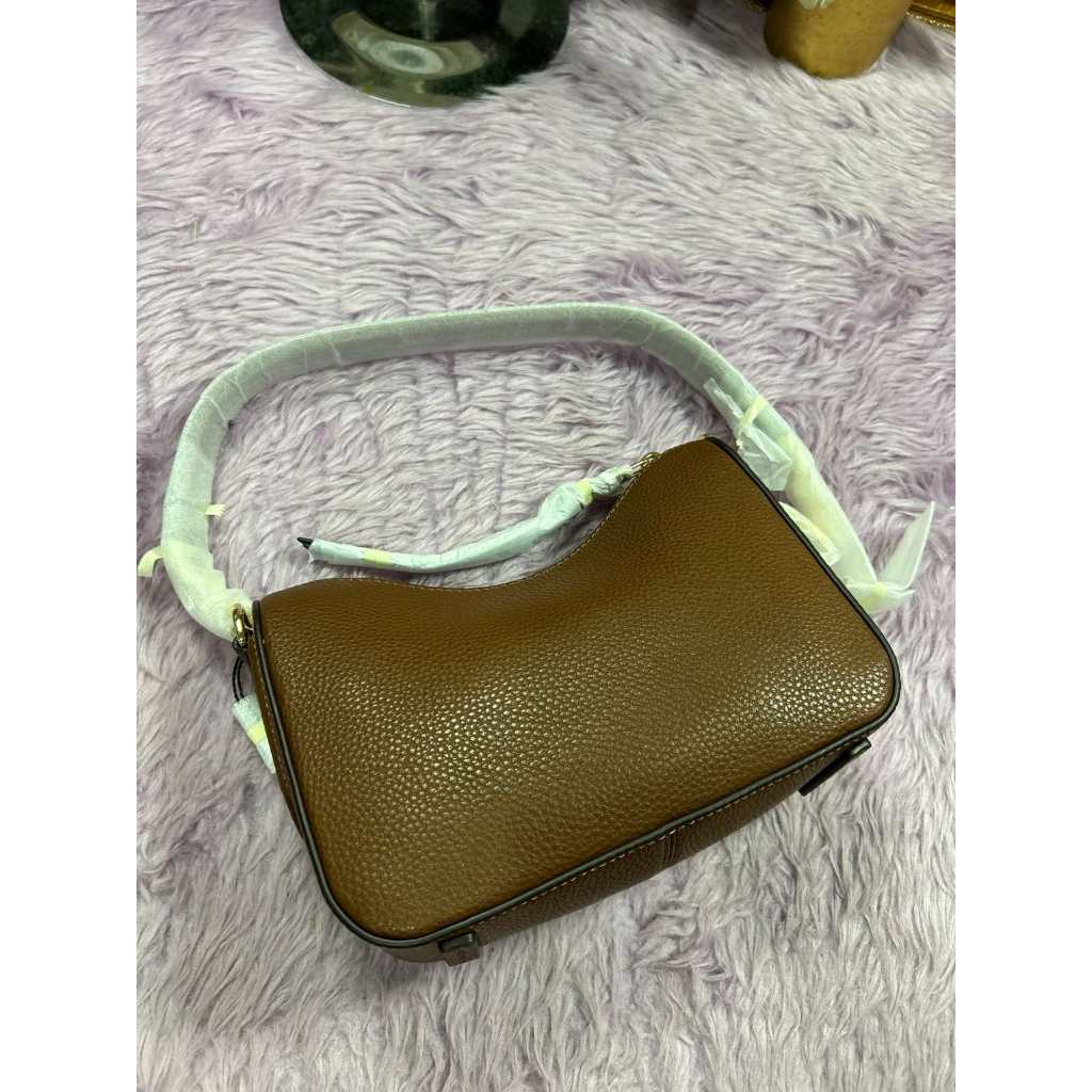 ORIG & IMPORTED MJ Drifter Small Convertible Shoulder Bag Cognac Brown