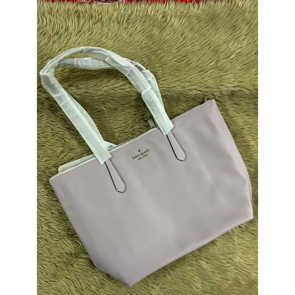 ORIG & IMPORTED KS Kitt Medium Tote Nylon Bag in Black / Brown / Green / Purple