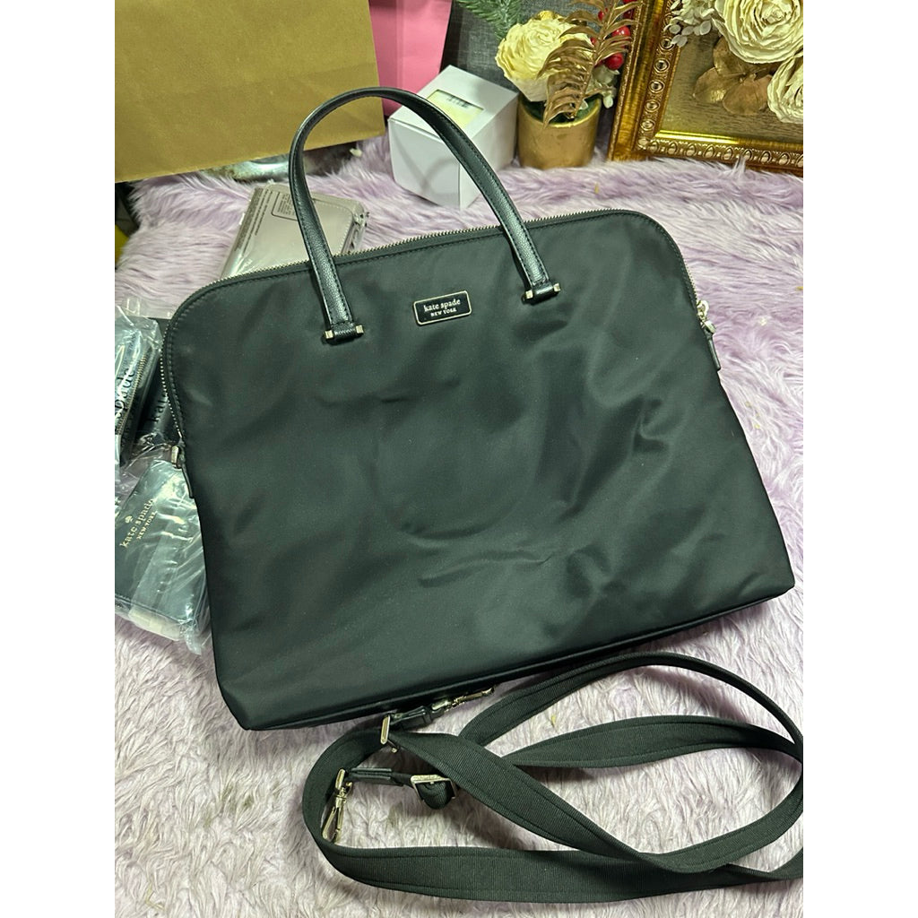 ORIG & IMPORTED KS Dawn Laptop Nylon Bag in Black