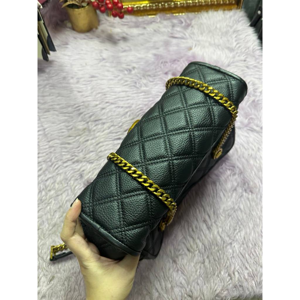 ORIG Preloved MJ RARE The Status Shoulder Black Bag