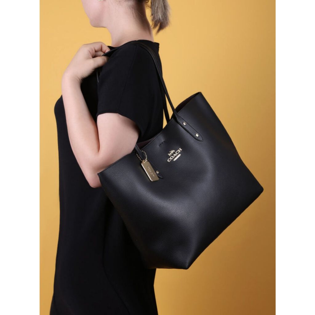 ORIG Preloved CCH  Town Tote Black Large Bag