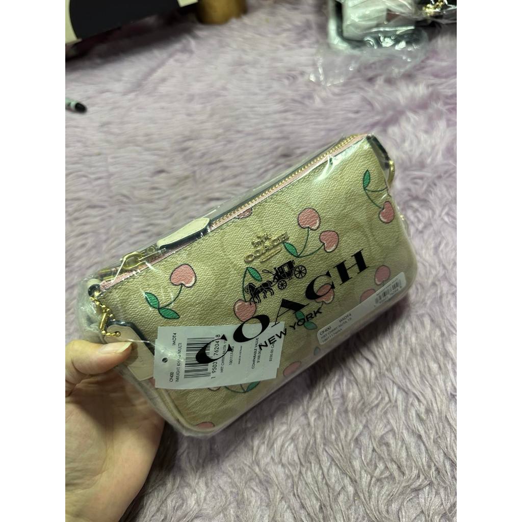ORIG & IMPORTED CCH Nolita 19 with Cherry Print in Light Khaki Small Bag