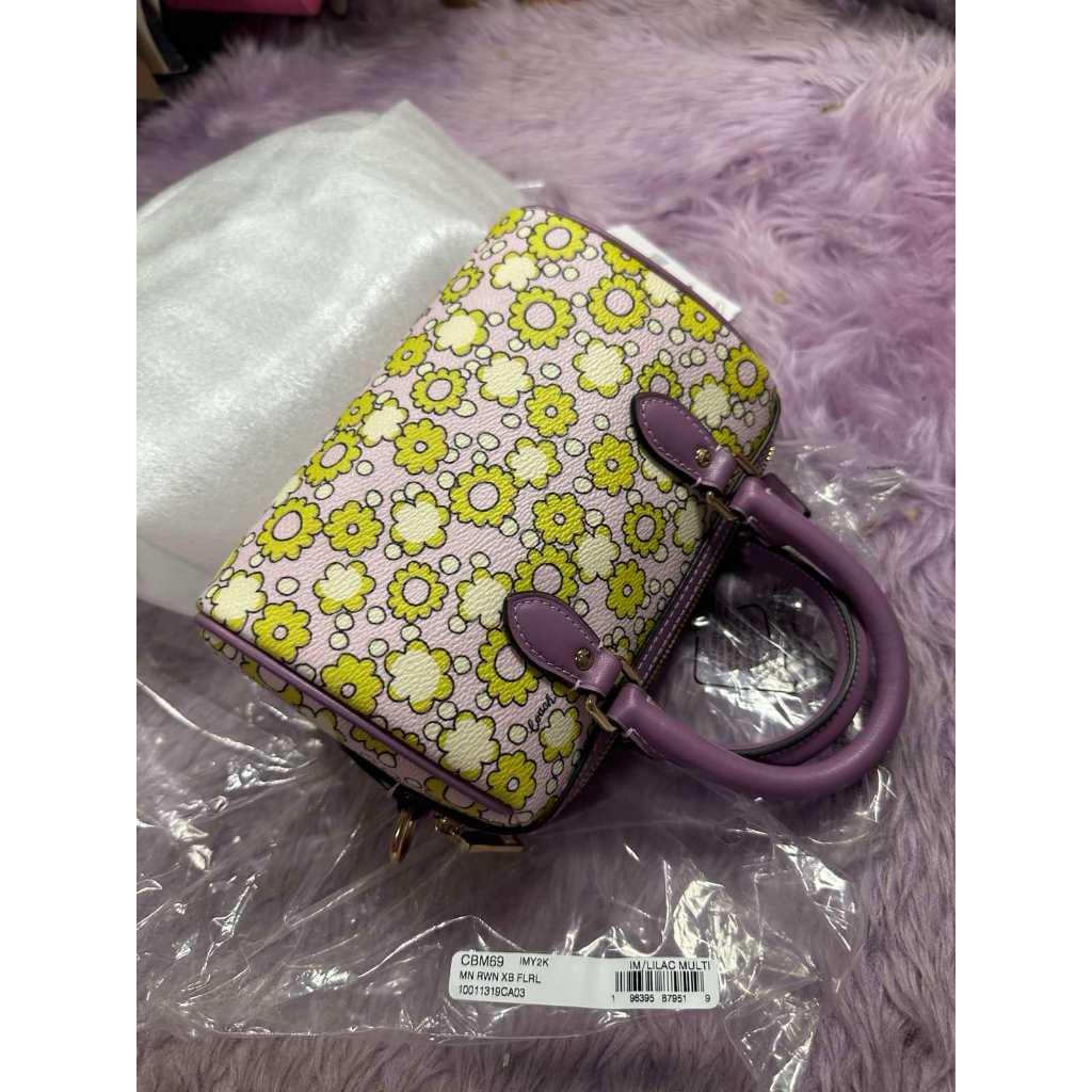 ORIG & IMPORTED CCH Mini Rowan Crossbody Small Bag With Floral Purple Print