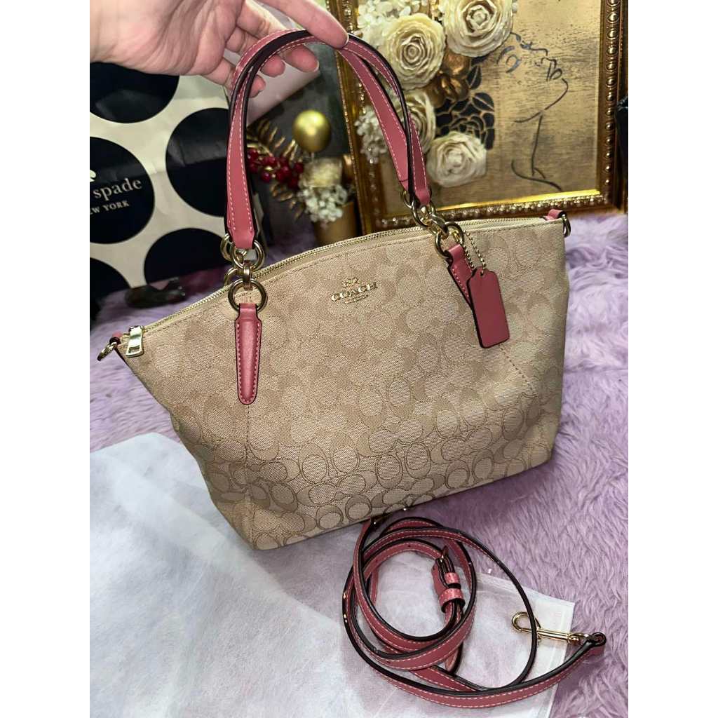 ORIG Preloved CCH Signature Small Kelsey Satchel Pink Bag