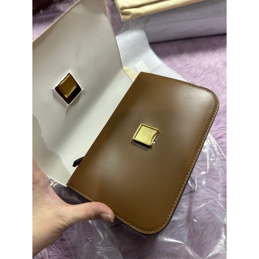 ORIG & IMPORTED TB Eleanor Small Convertible Shoulder Bag Brown
