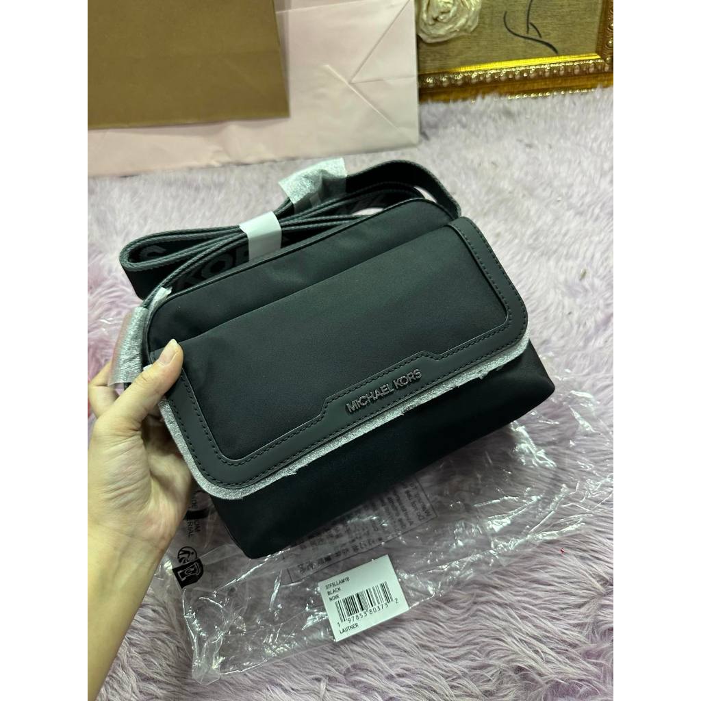 ORIG & IMPORTED MK Lautner Medium Nylon Camera Black Men Bag