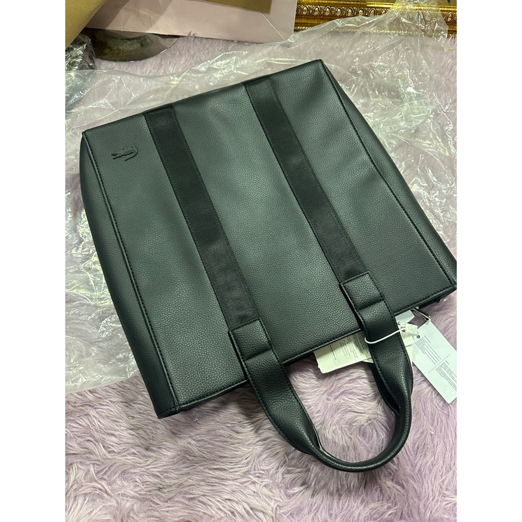 ORIG & IMPORTED Lacoste Gael Vertical Tote Large Laptop Men Black Bag