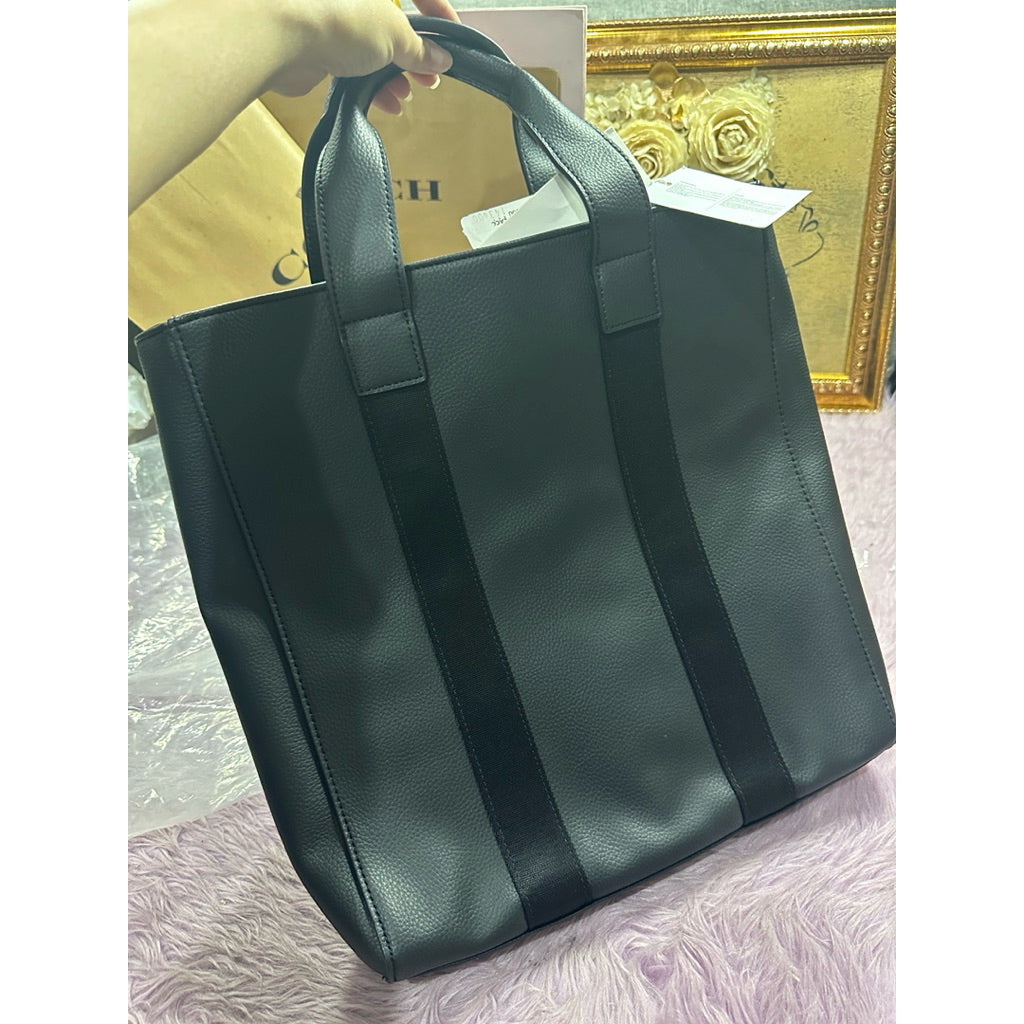 ORIG & IMPORTED Lacoste Gael Vertical Tote Large Laptop Men Black Bag