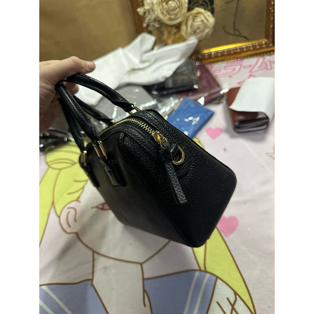 ORIG Preloved TB Thea Mini Web Satchel Black Bag