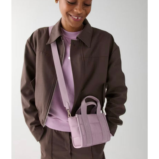 ORIG & IMPORTED KS Kip Puffy Mini Tote Bag Lavender Smoke Purple
