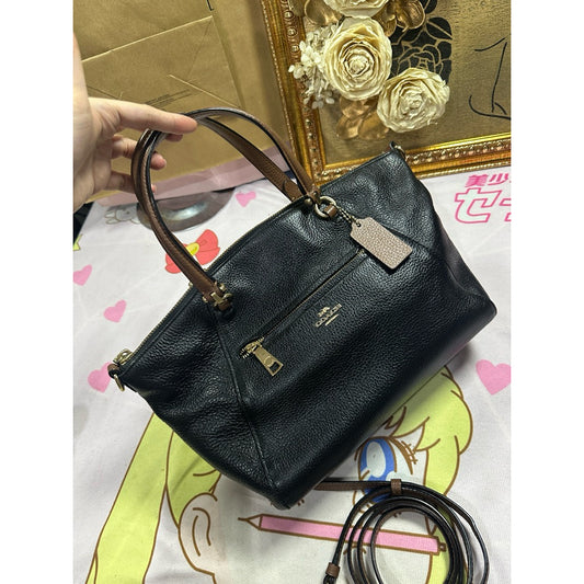 ORIG Preloved CCH Prairie Satchel Black/Brown Bag