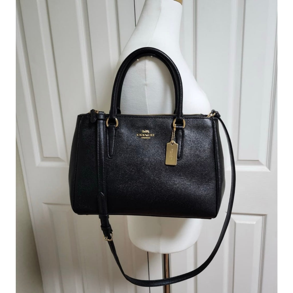 ORIG Preloved CCH Small Surrey Carryall Black Satchel Bag