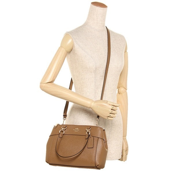 ORIG Preloved RARE CCH Mini Brooke Carryall Satchel Brown Bag