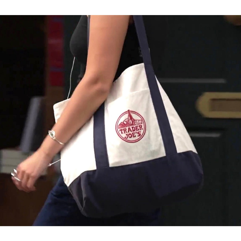 ORIG & IMPORTED NEW Trader Joe’s Canvas Large Tote Bag Reusable