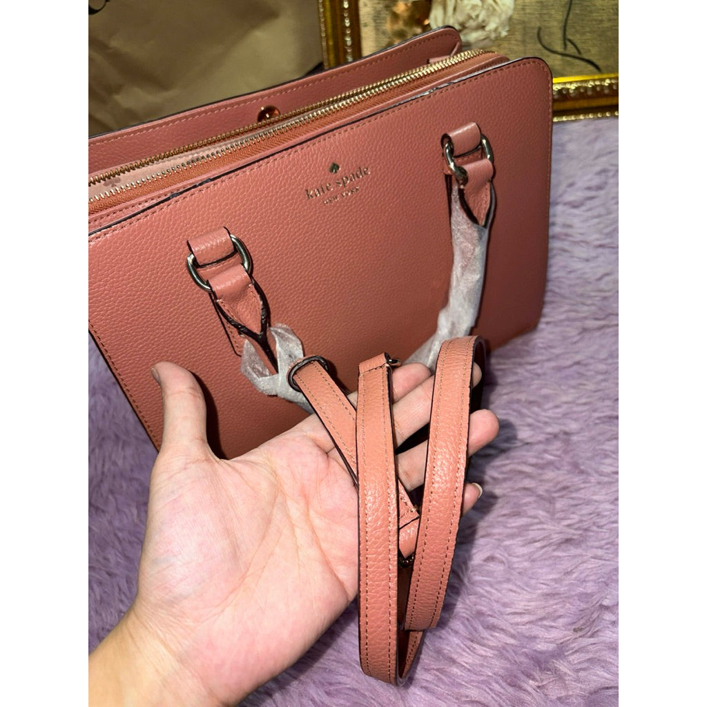 ORIG Preloved KS Mulberry Street Lise Satchel Brownish Pink Bag