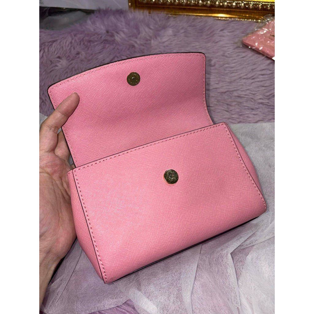 ORIG Preloved MK Pink Wristlet Wallet Makeup Pouch