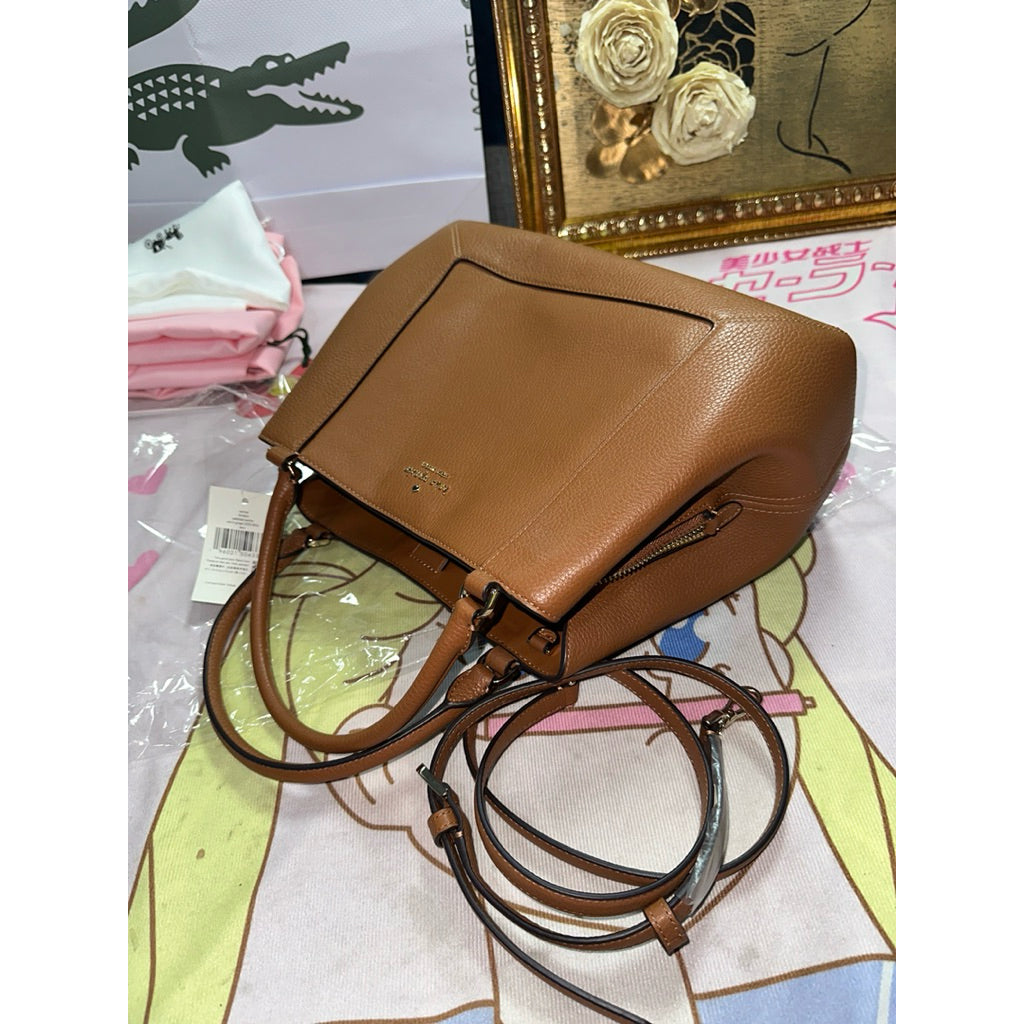 ORIG Preloved KateSpade Lena Satchel Brown bag