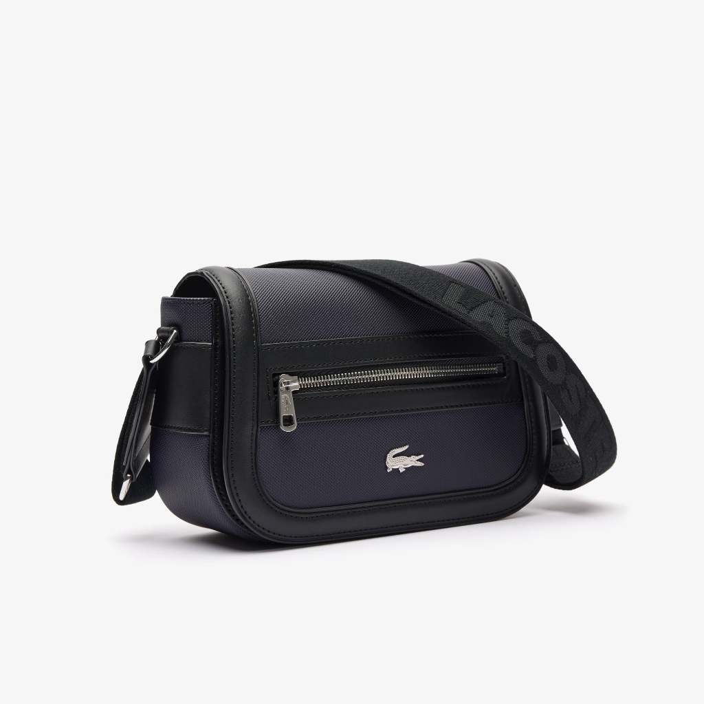 ORIG & IMPORTED LCT Nilly Petit Piqué Flap Close Small Black/Blue Bag