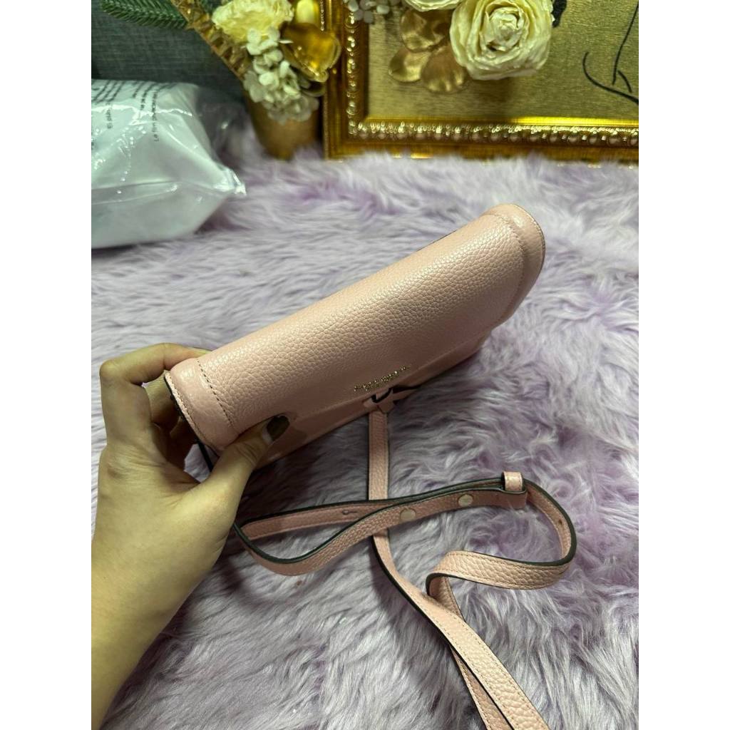 ORIG Preloved KS Knott Flap Crossbody Pink Small Phone Bag