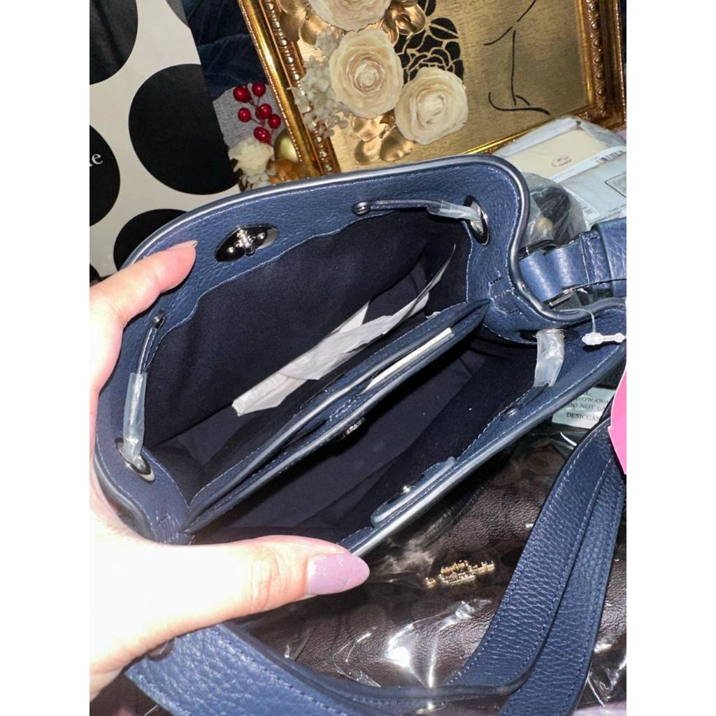 ORIG & IMPORTED KS Marti Small Bucket Bag Jacquard Blue