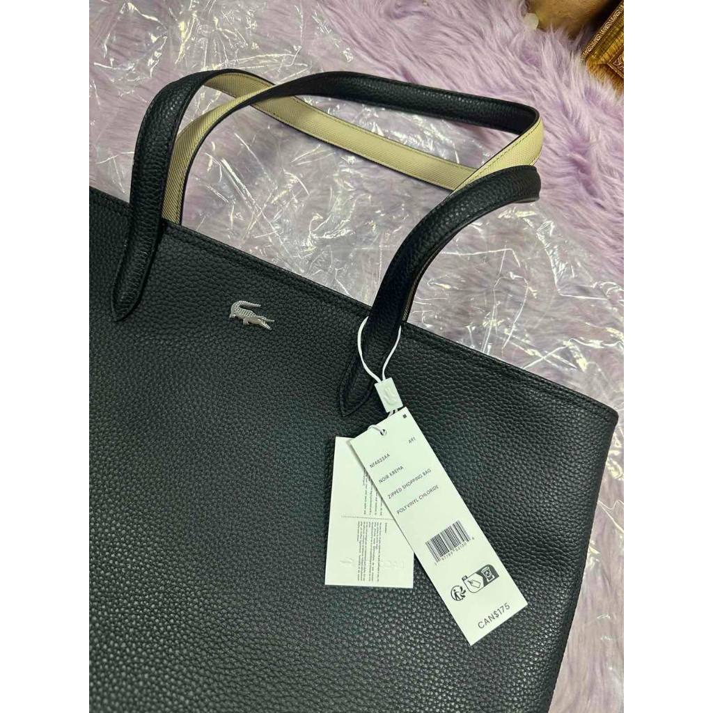 ORIG & IMPORTED LCT Anna Zipped Tote Black Large Bag