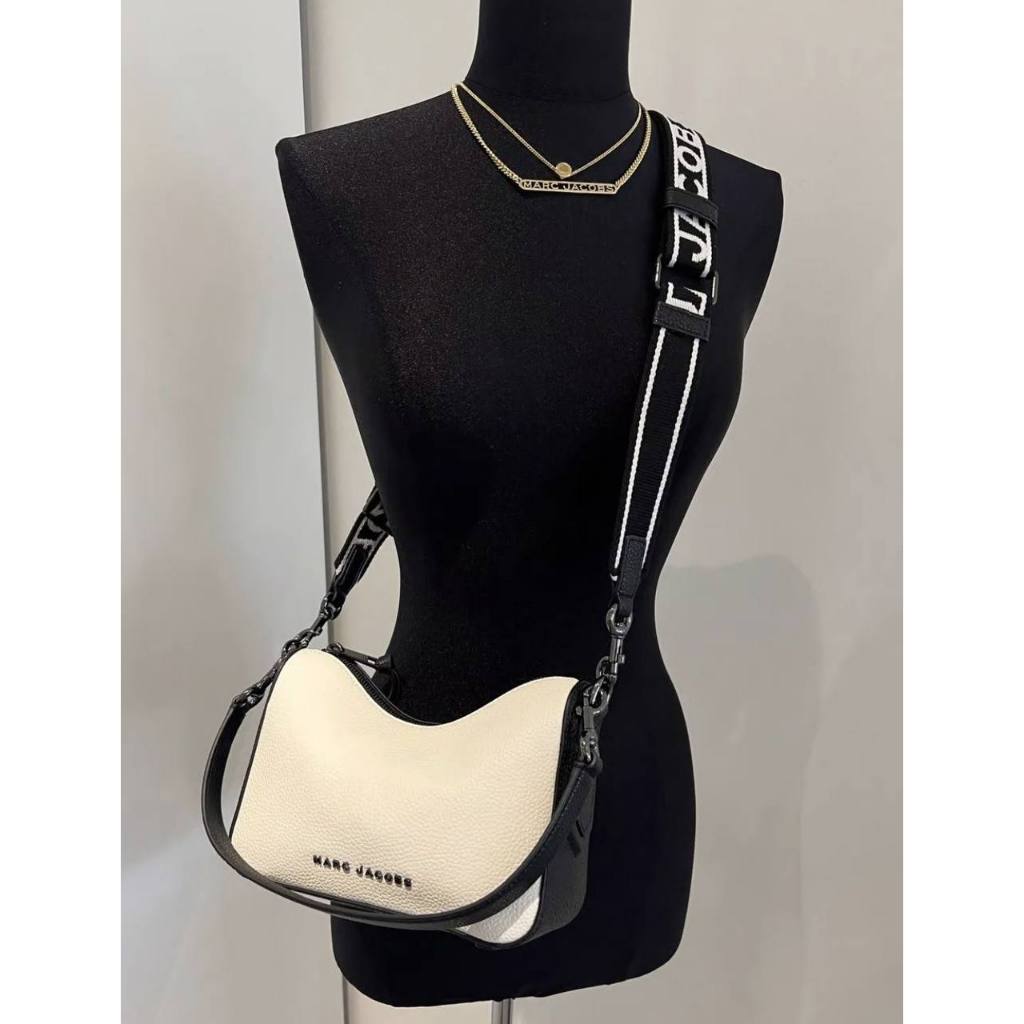 ORIG & IMPORTED MJ Drifter Small Hobo Bag Black/White
