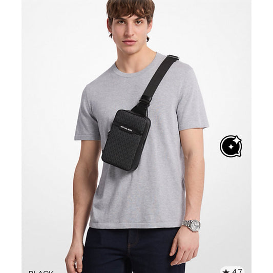 ORIG & IMPORTED MK Cooper Small Signature Sling Pack Body Men Black Bag
