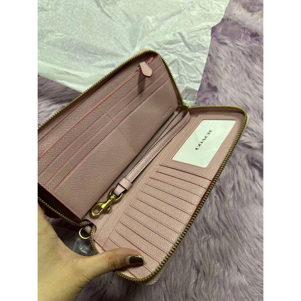 ORIG & IMPORTED CCH Continental Long Pink Wallet Wristlet