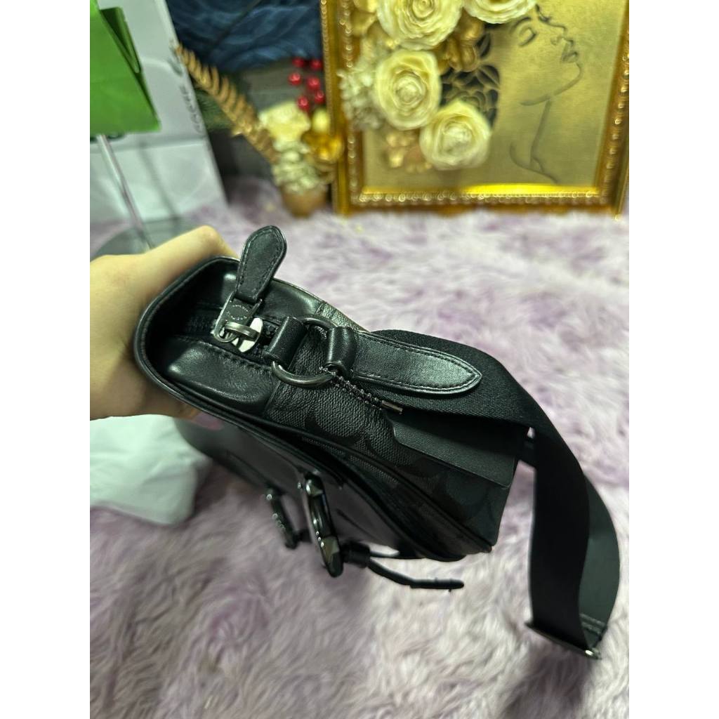 ORIG Preloved CCH Track Crossbody Men Black Bag