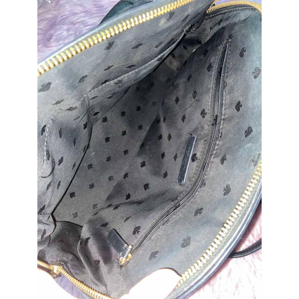 ORIG Preloved KS Reiley Medium Dome Satchel Black Bag