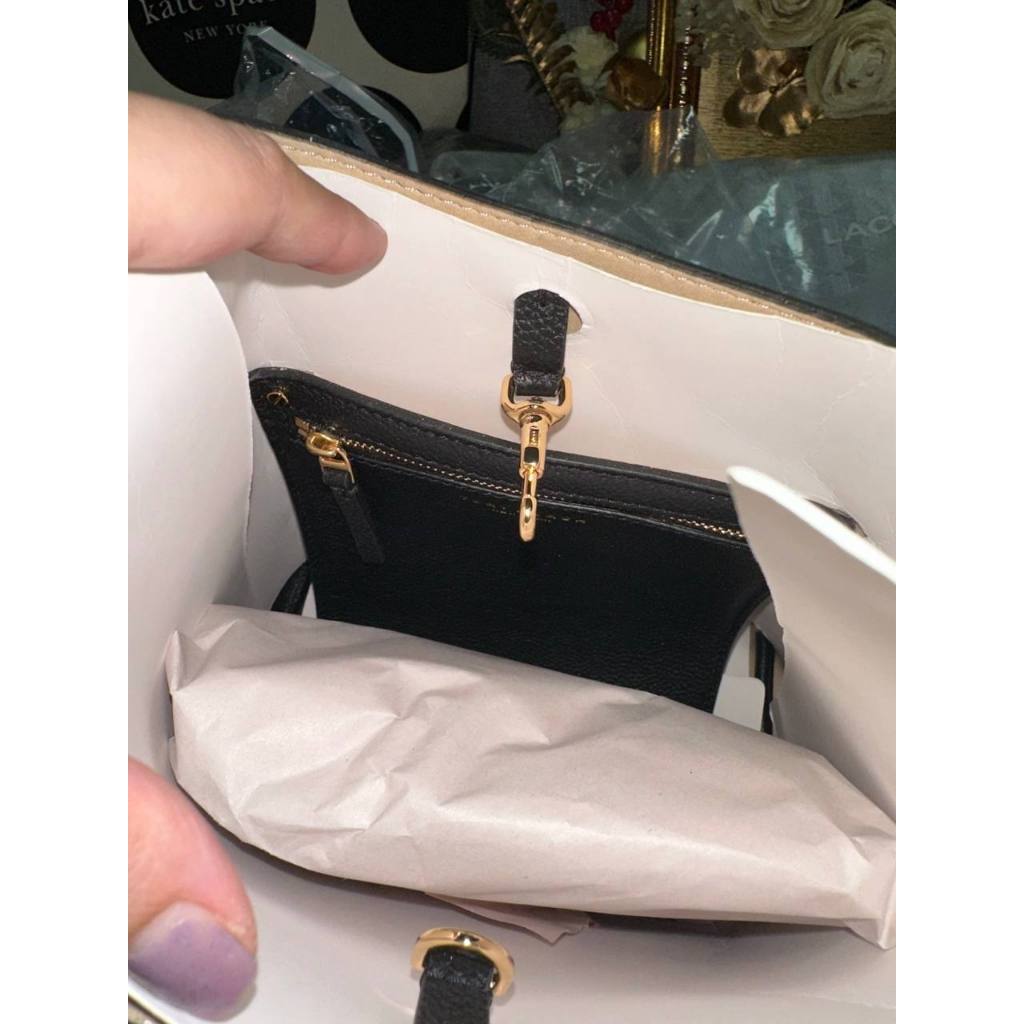 ORIG & IMPORTED TB ROMY SMALL & LARGE HOBO BLACK BAG