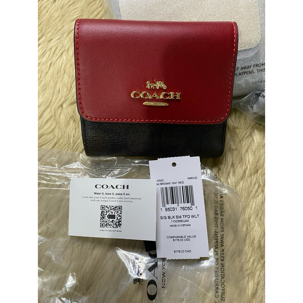 ORIG & IMPORTED CCH NEW Small Trifold Card Wallet