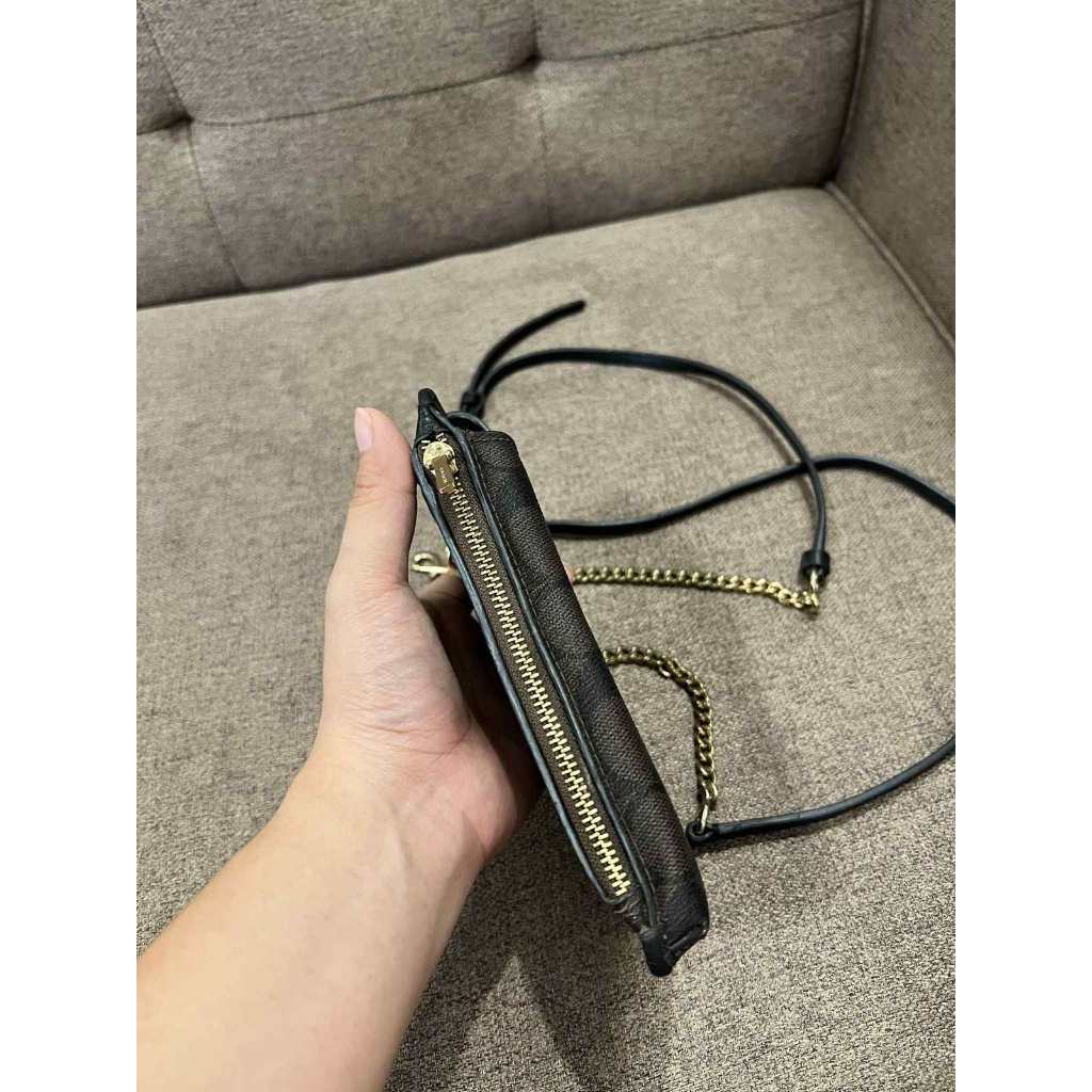 ORIG CCH  Phone Crossbody Brown Bag In Signature Canvas