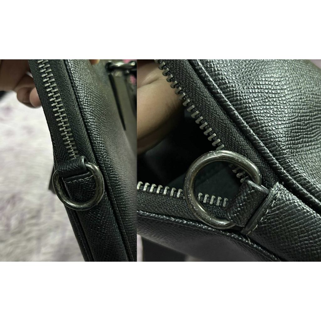 ORIG Preloved Coach Liam Compact Briefcase Laptop Black Men's bag
