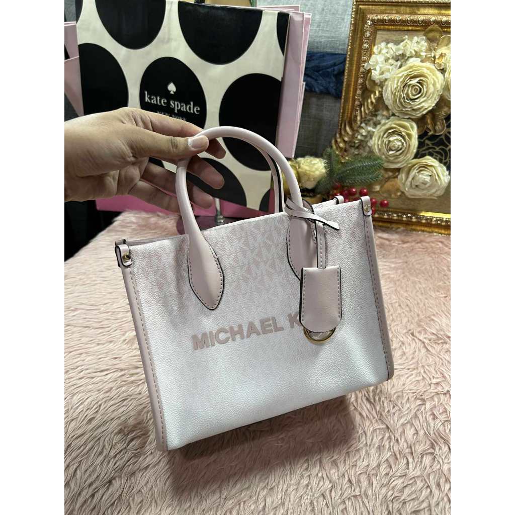ORIG & IMPORTED MK Mirella Small Ombré Signature Logo Crossbody Pink Bag